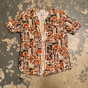 Canon Creek Patterned Casual Button Up - Medium